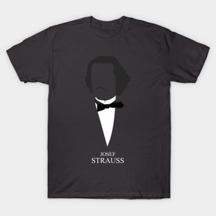 Josef Strauss - Minimalist Portrait T-Shirt